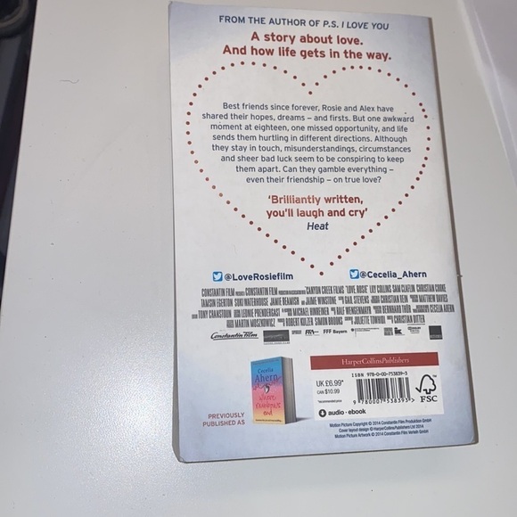 Love Rosie paperback book - Picture 4 of 8